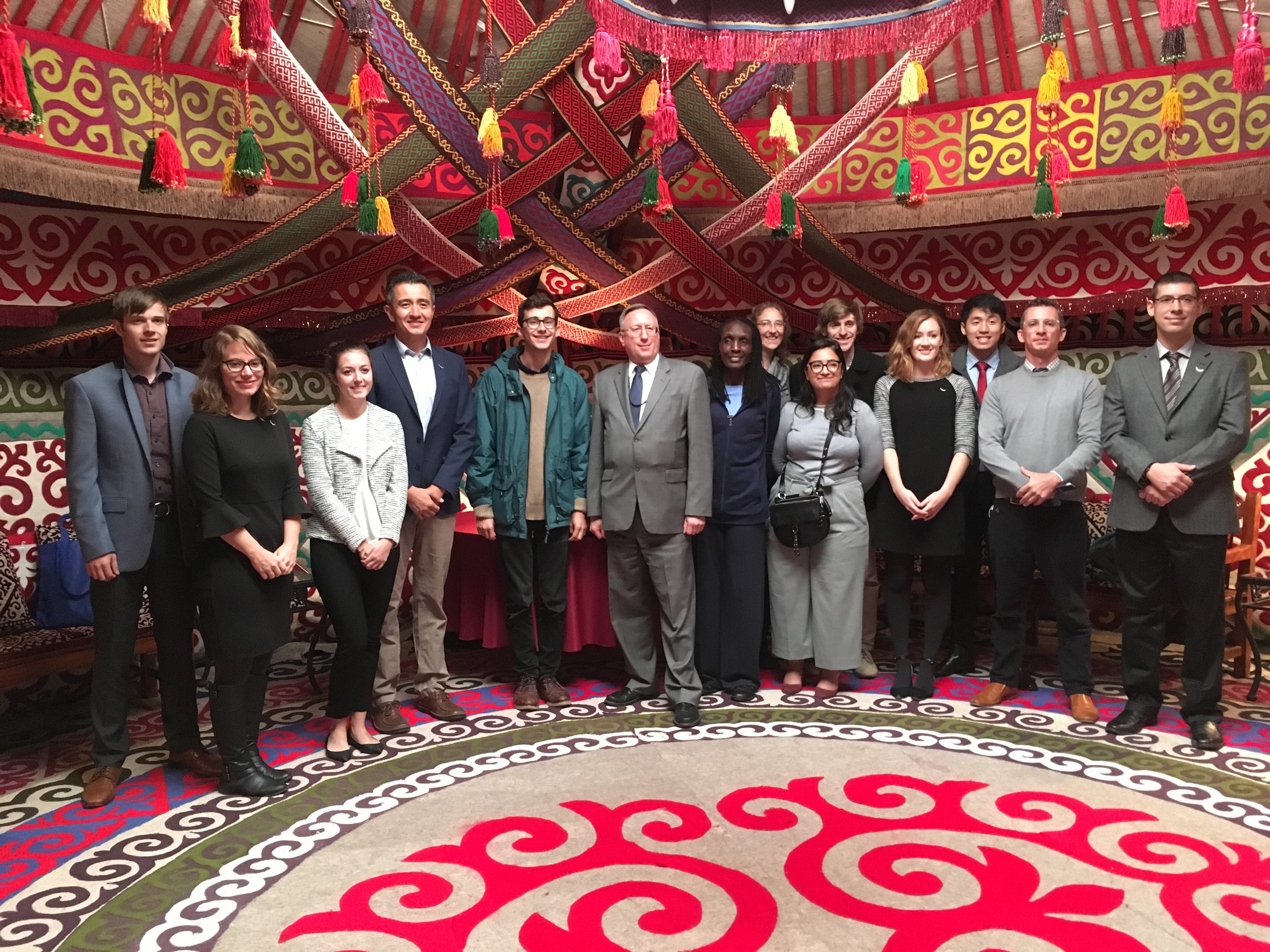 Group of Fulbright grantees at orientation